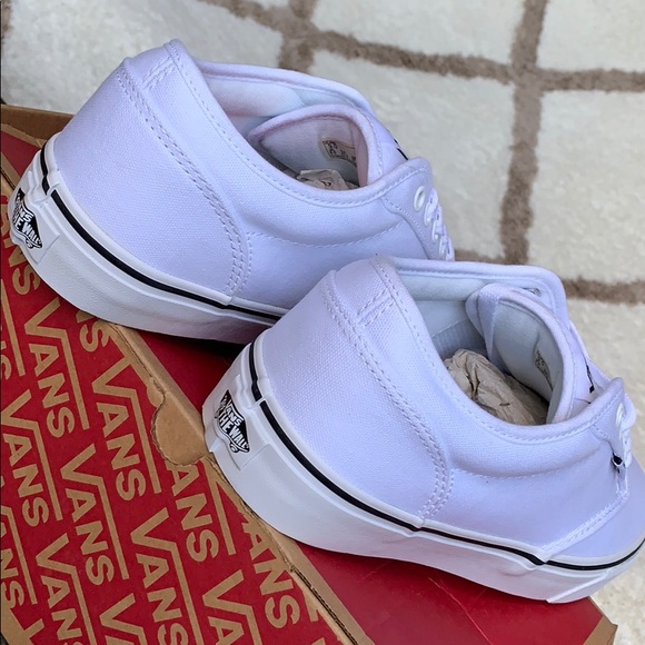 VANS ATWOOD BLACK FOXING WHITE/WHITE MEN’S - Picture 11 of 16